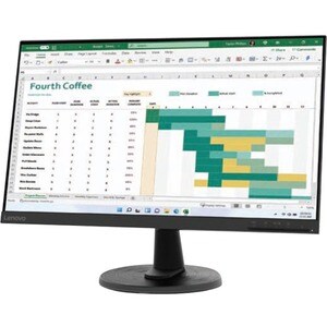 Lenovo ThinkVision C27-40 27" Class Full HD LED Monitor - 16:9 - 68.6 cm (27") Viewable - Vertical Alignment (VA) - WLED B