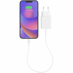 Mophie Essentials 20 W Power Adapter - 1 / Pack - Universal Adapter - 1 USB Type-C - For Mobile Device - White