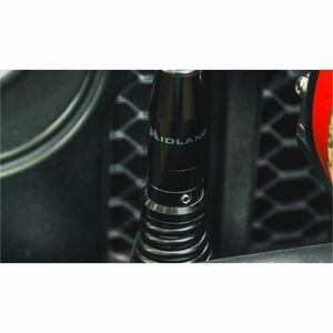 Midland MicroMobile MXAT04VP 6.6dB Gain Highland Tall Heavy-Duty Bull Bar Antenna System - 462 MHz to 468 MHz - 7 dB - Two