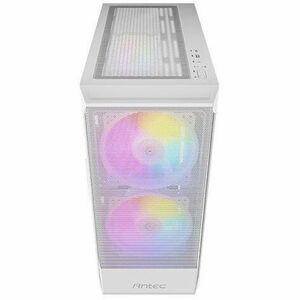 Boîtier pour ordinateur de jeux Antec - Tour Moyenne - Blanc - Mesh, En verre trempé, Acier, Plastique - 11 x Ventilateur(