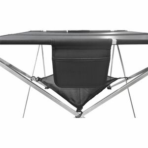 Technaxx Foldable Solar Camping Table 60W TX-252 - Frosted Rectangle Top - Matte Folding Base - 4 Legs - 44.10 lb Capacity