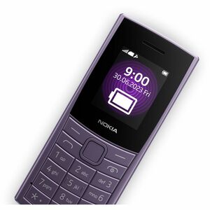 Nokia 110 4G (2023) Feature Phone - 4.6 cm (1.8") TFT LCD QQVGA 120 x 160 - 4G - Arctic Purple - Bar - 2 SIM Support - SIM