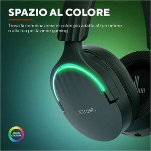 Trust Gaming Fayzo 491 Kabel/Kabellos Über das Ohr Stereo Gaming Headset - Schwarz - Binaural - Geschlossen - 20 Hz bis 20