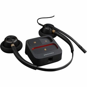 Poly EncorePro 520 Wired Over-the-head, On-ear Stereo Headset - Black - Binaural - Supra-aural - 20 Hz to 16 kHz - 78.5 cm