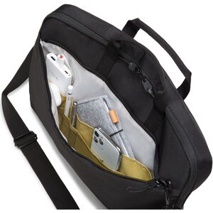 Dicota Eco Slim Case MOTION Carrying Case for 32.8 cm (12.9") to 39.6 cm (15.6") Notebook, Tablet, Smartphone - Black - Wa
