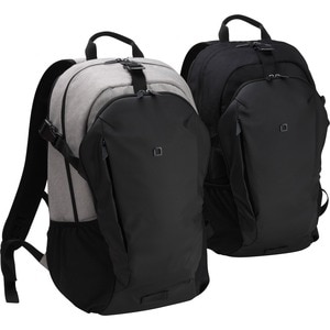 Dicota GO Carrying Case (Backpack) for 33 cm (13") to 39.6 cm (15.6") Notebook - Grey - Water Resistant - Polyester Body -
