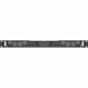 CommScope iPatch 48 Port(s) Network Patch Panel - Optical Fiber - Black, Silver - 48 x Duplex - 1U High - 19" Wide