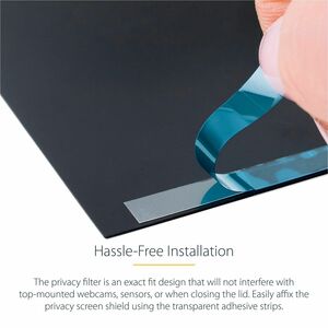 StarTech.com Plastic Anti-glare Privacy Screen Filter - Gold, Black - For 40.6 cm (16") LCD MacBook Pro - Blue Light Reduc