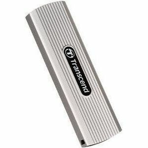 Transcend Tragbar Solid State-Laufwerk - Extern - 1 TB - Grau - Desktop-PC, Notebook, Smart TV, Mac mini, Spielkonsole Unt