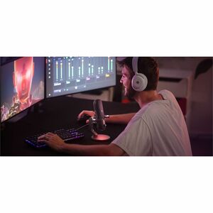 SteelSeries Alias Wired Condenser, Noise Cancelling Microphone for Live Streaming, Gaming, Studio - Black - 50 Hz to 20 kH