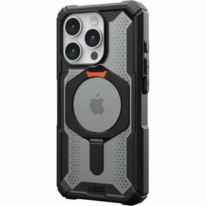 Urban Armor Gear Plasma XTE Case for Apple iPhone 15 Pro Smartphone - Black/Orange - Drop Resistant, Impact Resistant, Scr