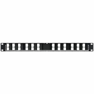 CommScope 24 Port(s) Modular Patch Panel - Black - 1U High - 19" Wide