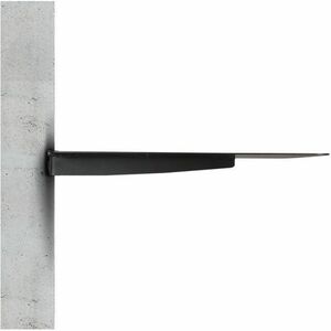 B-Tech Shelf - 15 kg Weight Capacity - 500 mm Width x 380 mm Depth - Steel - Black