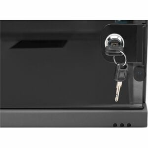 Digitus 4U Wall Mountable Enclosed Cabinet Rack Cabinet for Networking270 mm Rack Depth - Black - Glass, Sheet Steel - 60 