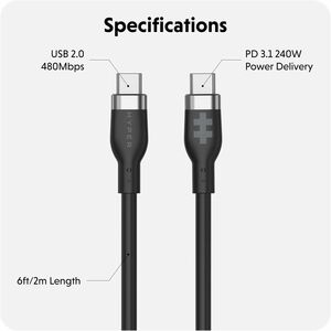 Targus Ladekabel - 2 m - USB-Typ C / USB-Typ C