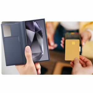 Samsung Smart View Case Black, Cover, Samsung, Galaxy S24 Ultra, 17,3 cm (6.8"), Schwarz