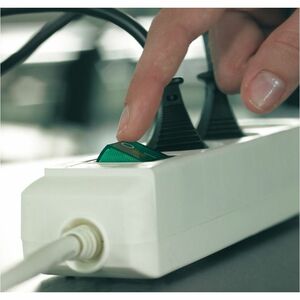 Brennenstuhl Eco-Line Steckdosenleiste - Winkelsteckverbinder - 6 x Wechselstrom - 3 m Kabel - 230 V AC Voltage - 3,50 kW 