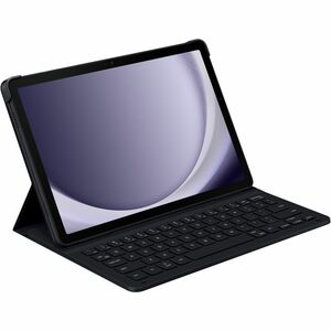 Samsung Book Cover Tastatur/Cover (Buchfalz) Samsung Galaxy Tab A9+ Tablet - Schwarz - 174,5 mm Höhe x 261,4 mm Breite x 1