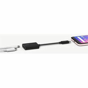 Belkin RockStar Audio Adapter - 1 x USB Type C - Male - 2 x USB Type C - Female - White