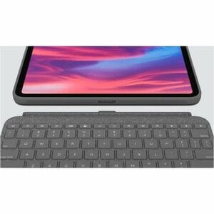 Logitech Combo Touch Keyboard/Cover Case Apple, Logitech iPad (10th Generation) iPad - Oxford Gray - Scrape Resistant, Bum