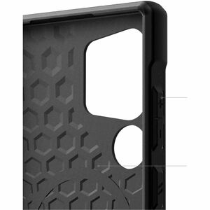 Urban Armor Gear Metropolis LT Pro Case for Samsung Galaxy S24 Ultra Smartphone - Hex Pattern - Kevlar Black - Impact Abso