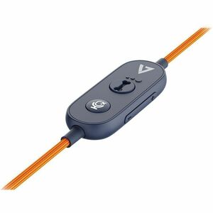 V7 Safe Sound 2 HU590E Kabel Auf den Ohren, Über das Ohr, Kopfbügel Stereo Headset - Orange, Dunkelblau - Binaural - Ohrum