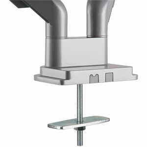 Rocstor ErgoReach Mounting Arm for Monitor - Silver - Landscape/Portrait - 2 Display(s) Supported - 17" to 32" Screen Supp