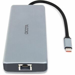 Dicota USB-Typ C Docking Station für Kamera, Speicherkartenleser, Monitor, Notebook, Desktop-PC, Kopfhörer, Tablet - Speic
