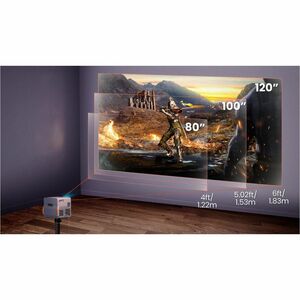 BenQ X300G 3D Short Throw DLP Projector - 16:9 - Portable - High Dynamic Range (HDR) - 3840 x 2160 - Front - 20000 Hour No