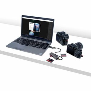 StarTech.com 3 Steckplatz/-plätze Kartenleser - USB 3.2 (Gen. 1) Typ A, USB 3.2 (Gen 1) Typ C - Extern - 1 - 640 MB/s - SD