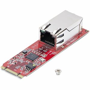 StarTech.com 1-Port 2.5GbE M.2 2280 Network Card, NBASE-T PCIe Ethernet Card, Intel I225-V, Multi-Gigabit Desktop NIC/LAN 