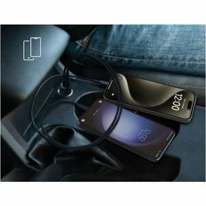 Belkin BoostCharge Dual Car Charger 42W - 12 V DC Input - Black