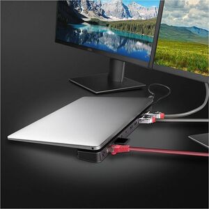 LINDY DST-Mini XT 810 USB-Typ C Docking Station für Notebook, Smartphone, Desktop-PC, Tablet-PC - Ladefunktion - Speicherk