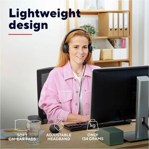 Trust Ayda Wired On-ear, Over-the-head Stereo Headset - Black - Binaural - Ear-cup - 20 Hz to 20 kHz - 180 cm Cable - USB