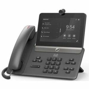 Webex 8875 IP Phone - Corded - Corded/Cordless - Wi-Fi, Bluetooth - Desktop - Carbon Black - TAA Compliant - VoIP - 17.8 c