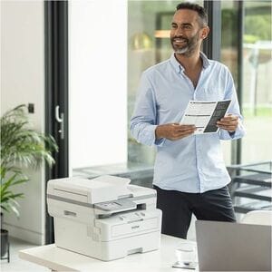 Brother MFC-L2920DW Wired & Wireless Laser Multifunction Printer - Monochrome - Copier/Fax/Printer/Scanner - 34 ppm Mono P