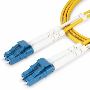 StarTech.com 3 Meter LWL Patchkabel LC LC (UPC) Singlemode OS2 Duplex, 9/125µm, 100Gbit, Geringe Einfügedämpfung, LSZH Gla