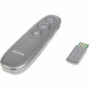 Dicota Pointer - Funkfrequenz - USB - Grau - Kabellos - 2,40 GHz - wiederaufladbar