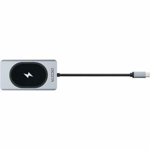 Dicota USB-Typ C Docking Station für Mikrofon, Kopfhörer, Tablet-PC, Desktop-PC, Monitor, Notebook - Ladefunktion - Speich