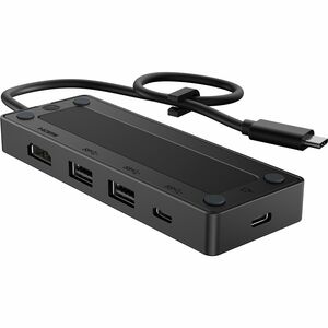 HP USB-C Travel Hub G3 (86S97AA) - for Notebook/Monitor - Charging Capability - 90 W - Rugged - USB Type C - 1 Displays Su