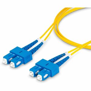 StarTech.com 10m (32.8ft) SC to SC (UPC) OS2 Single Mode Duplex Fiber Optic Cable, 9/125, 40G/100G, Low Insertion Loss, LS