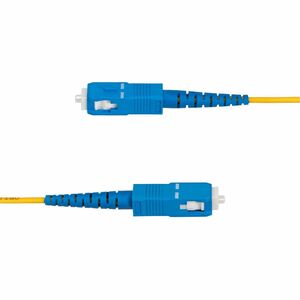 StarTech.com Câble Fibre Optique de 10m Simplex Monomode LC à SC (UPC) OS2, 9/125µm, 40G/100G, Cordon Fibre Optique, Cordo