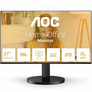 AOC 27B3HA2 27" Class Full HD LED Monitor - 16:9 - Black - 68.6 cm (27") Viewable - In-plane Switching (IPS) Technology - 