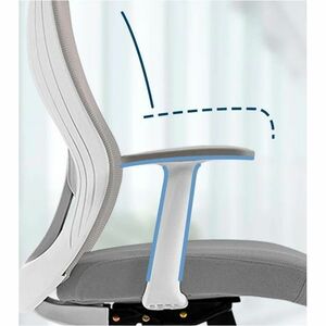 Silla de Oficina Acteck Floe Pro EC737 / Ergonómica + Ajuste lumbar + Reposa brazos fijo + Sistema de bloqueo / Reposa bra
