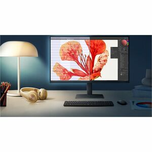 Moniteur LCD Samsung ViewFinity S6 S32D600EAU 32" Class WQHD - 16:9 - Noir - 81,3 cm (32") Viewable - Technologie IPS - Ré