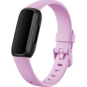 Fitbit Inspire 3 FB424 Smart Band - Black, Lilac Bliss Body Color - Heart Rate Monitor, Pulse Oximeter Sensor, Temperature