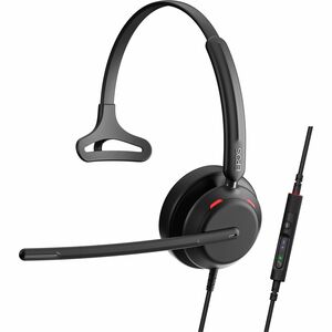 EPOS IMPACT IMPACT 730T Wired Over-the-head, On-ear Mono Headset - Black - Microsoft Teams Certification - Monaural - Supr