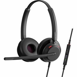 EPOS IMPACT IMPACT 760T Wired Over-the-head, On-ear Stereo Headset - Black - Microsoft Teams Certification - Binaural - Su