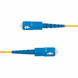 StarTech.com SPSMLCSC-OS2-1M. Kabellänge: 1 m, Lichtleitertyp: OS2, Anschluss 1: LC, Anschluss 2: SC, Lochdurchmesser: 9 µm