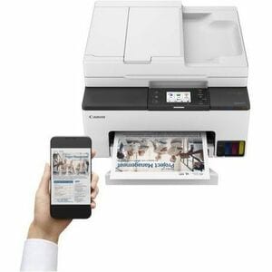 Canon MAXIFY GX2050 Wired & Wireless Inkjet Multifunction Printer - Colour - Black, White - Copier/Fax/Printer/Scanner - 6